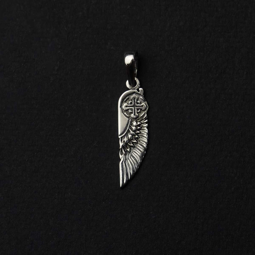 Срібна підвіска Крило Янгола