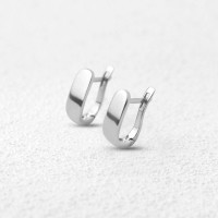Серебряные серьги Милос